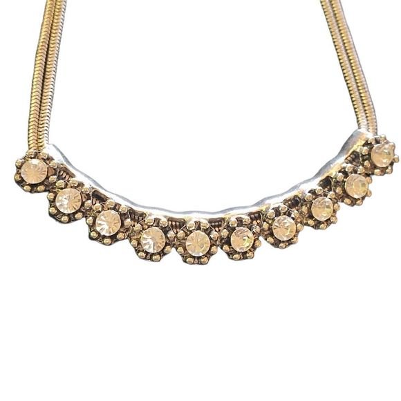 Jewelry - Macy's Bib Necklace Silver Tone